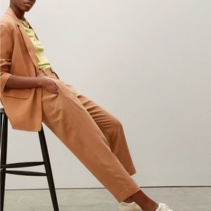 Everlane Easy Blazer and Pants in Toaster coconut